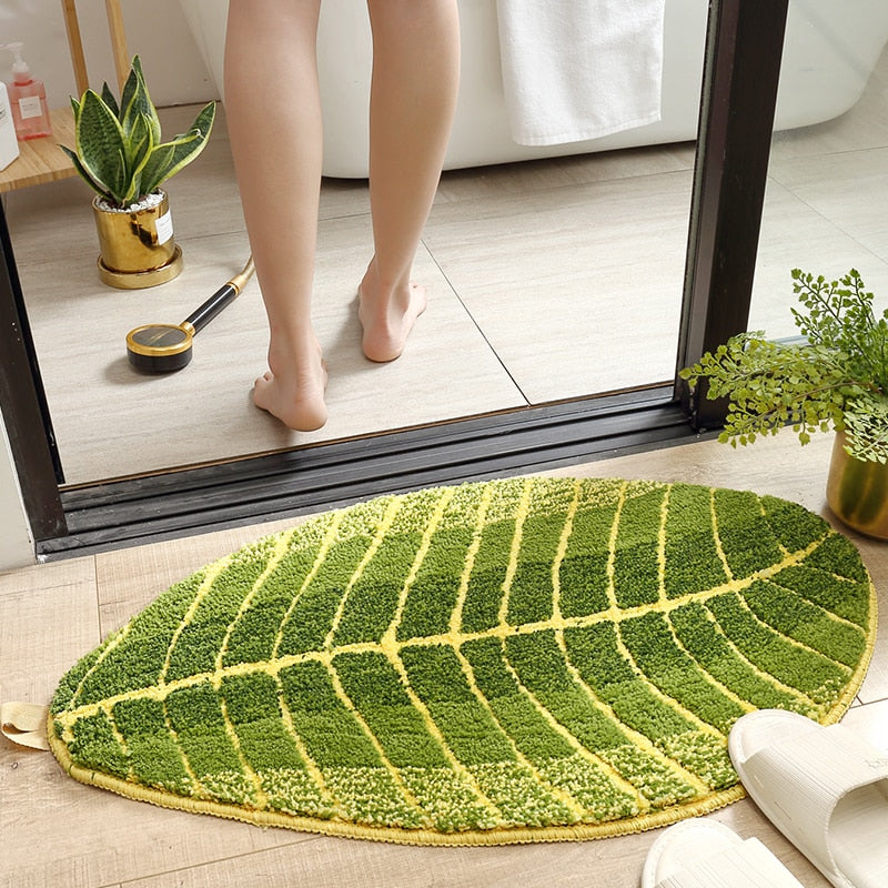 Tropical Oasis Bath Mat – Ultra-Soft Microfiber Non-Slip Rug