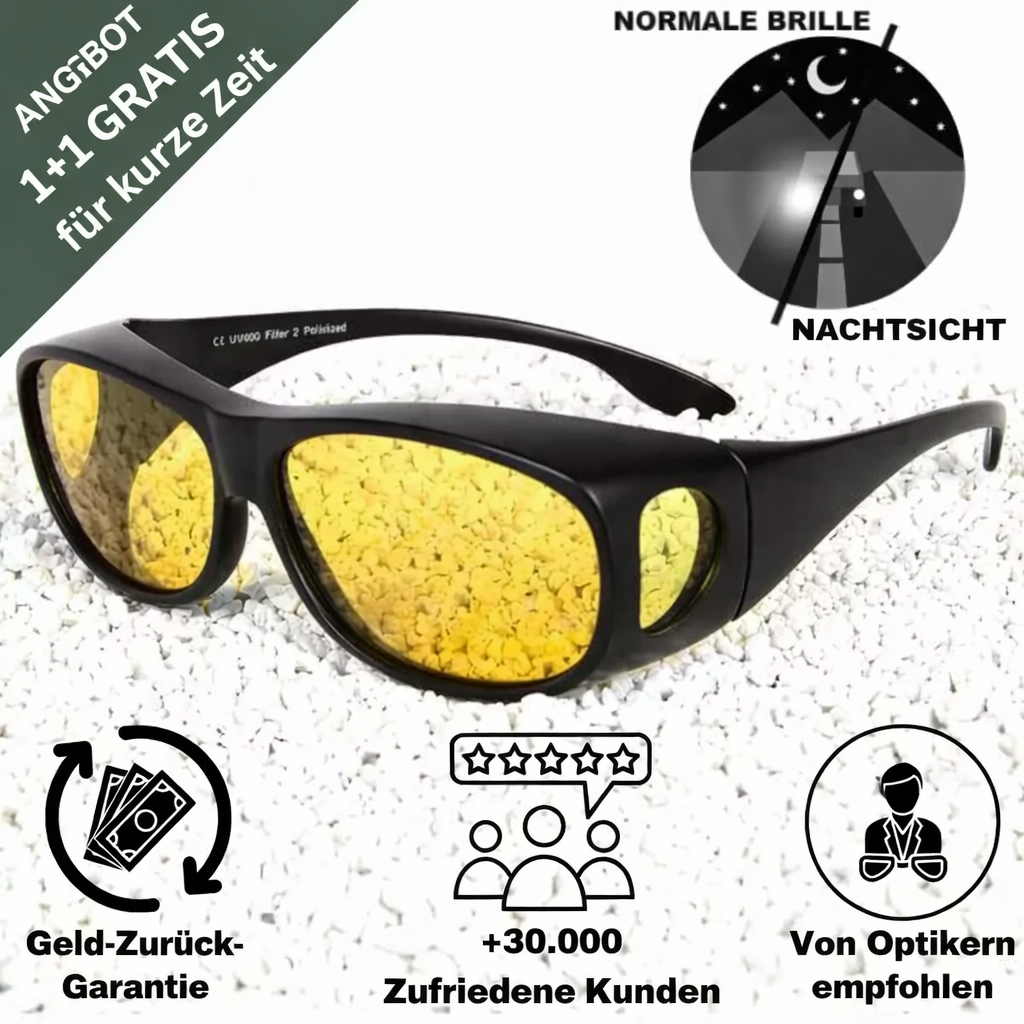Polarized Glasses | Contrast Lenses for Reduced Glare | Improved Night Vision