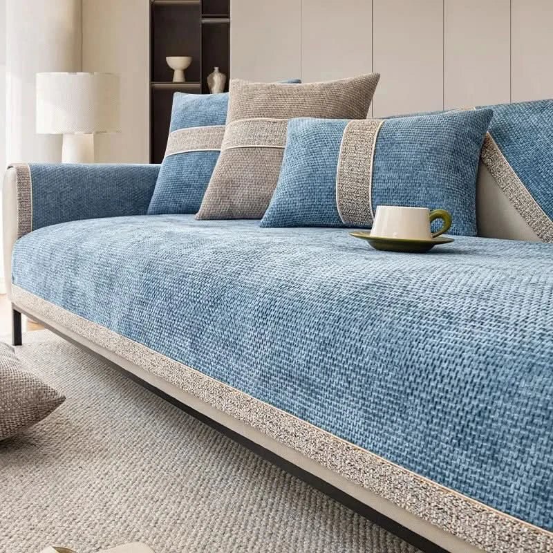 All-Weather Protective Sofa Cover with Anti-Slip Features