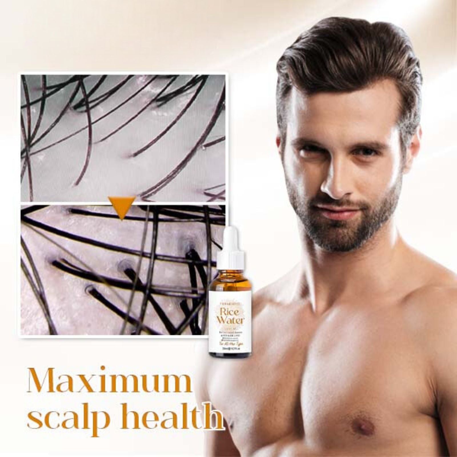 Japanese Fermented Rice Water Hair Serum for Pore Care
