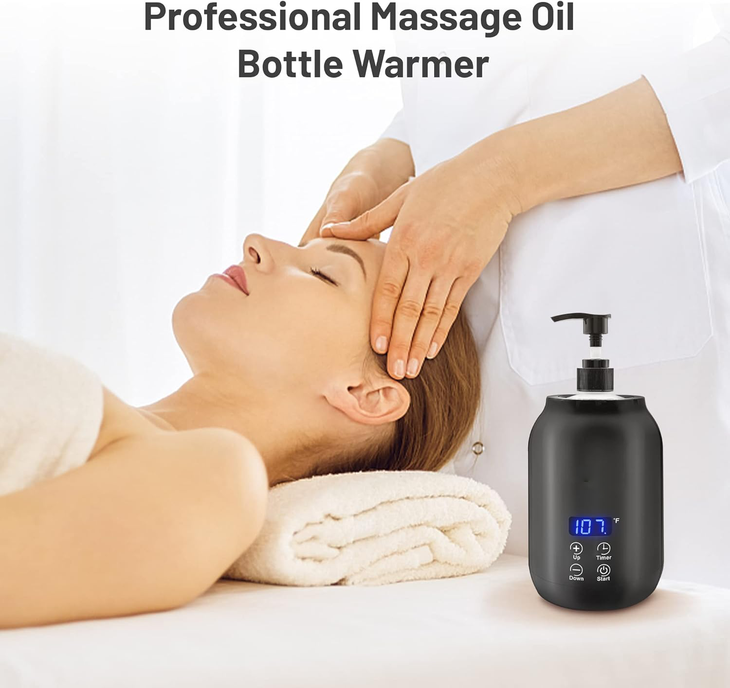 Compact Digital Massage Oil Heater with Temperature Control
