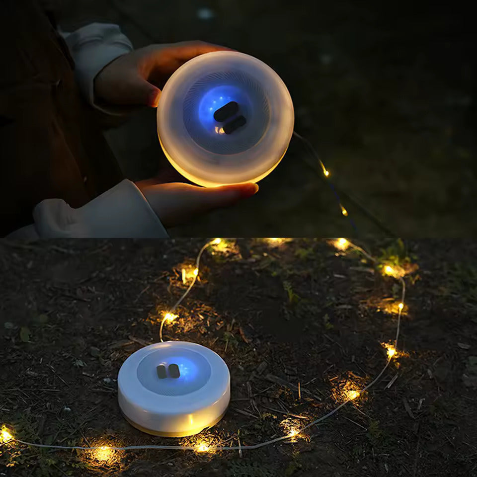 Versatile USB Rechargeable Outdoor String Lights - 10m Waterproof