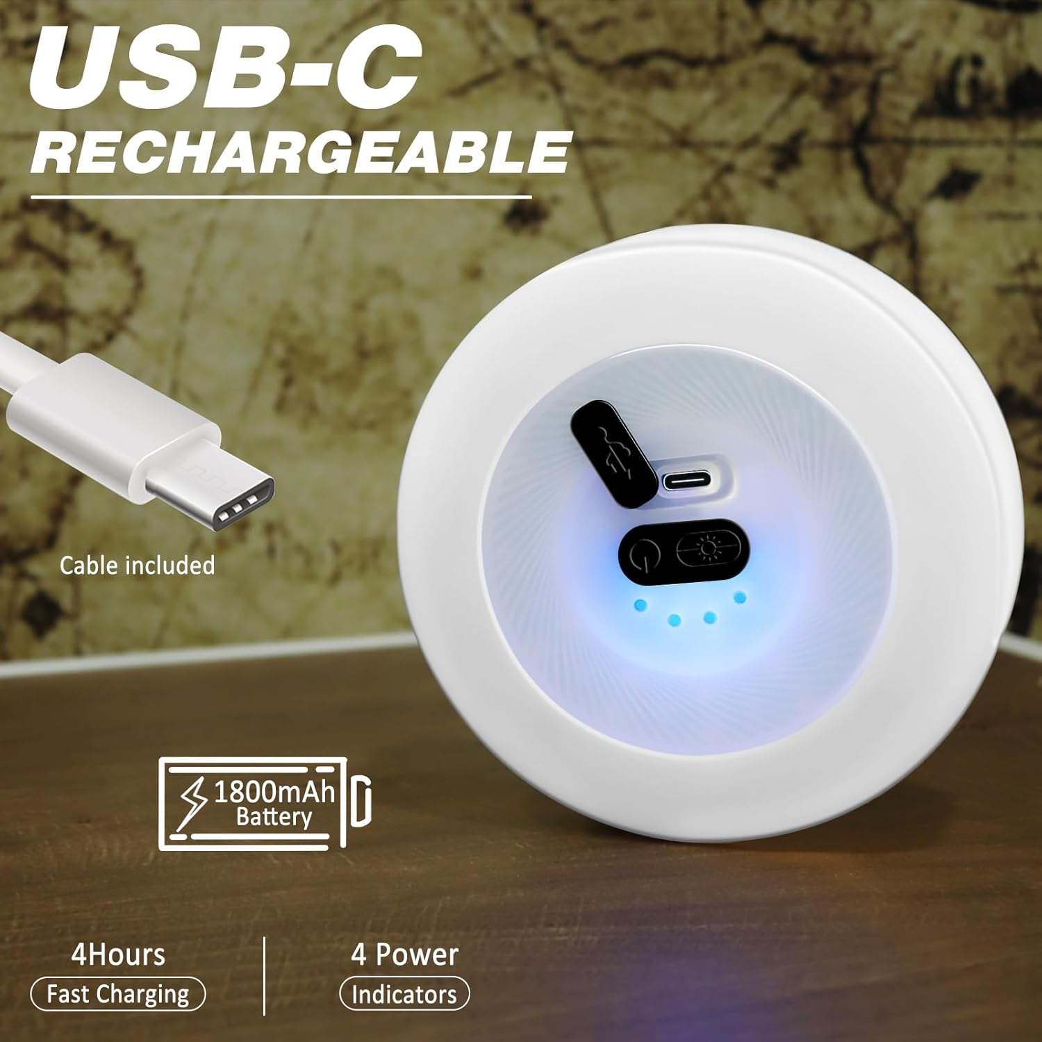 Versatile USB Rechargeable Outdoor String Lights - 10m Waterproof