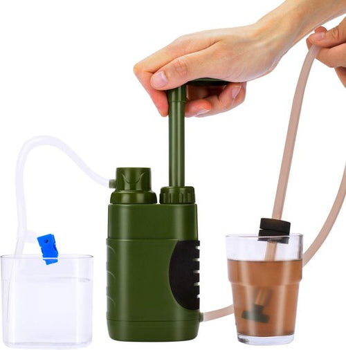Compact Water Purifier for Outdoor Adventures and Emergencies