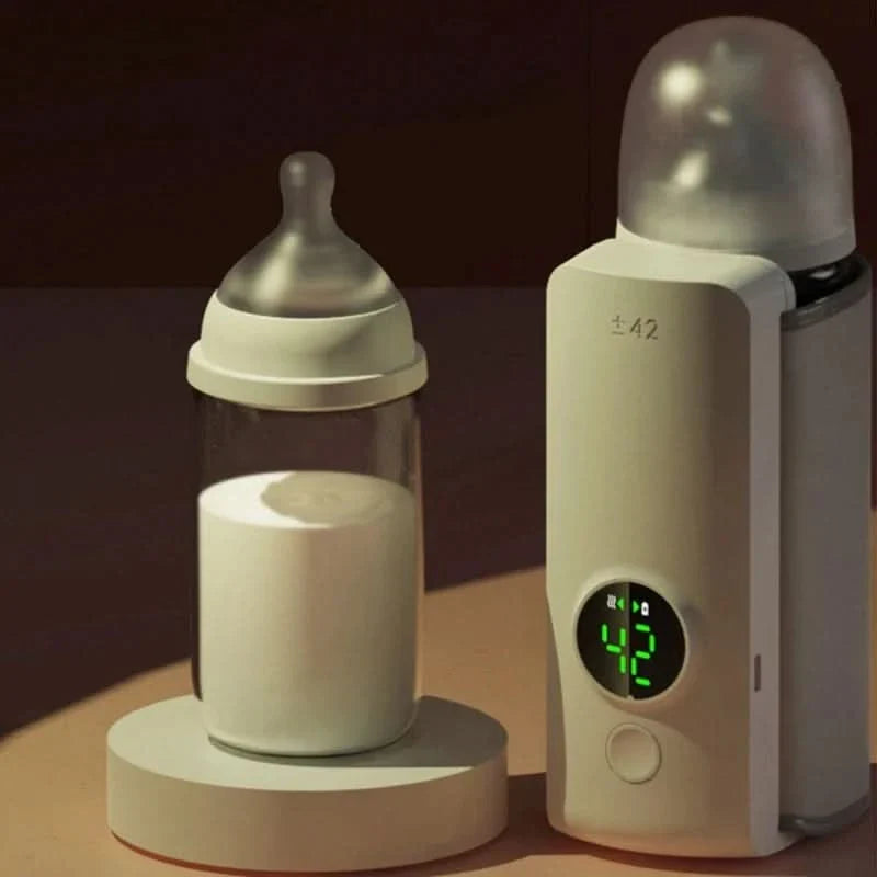 Portable Baby Bottle Warmer for Travel – 6-Speed Adjustable Heating