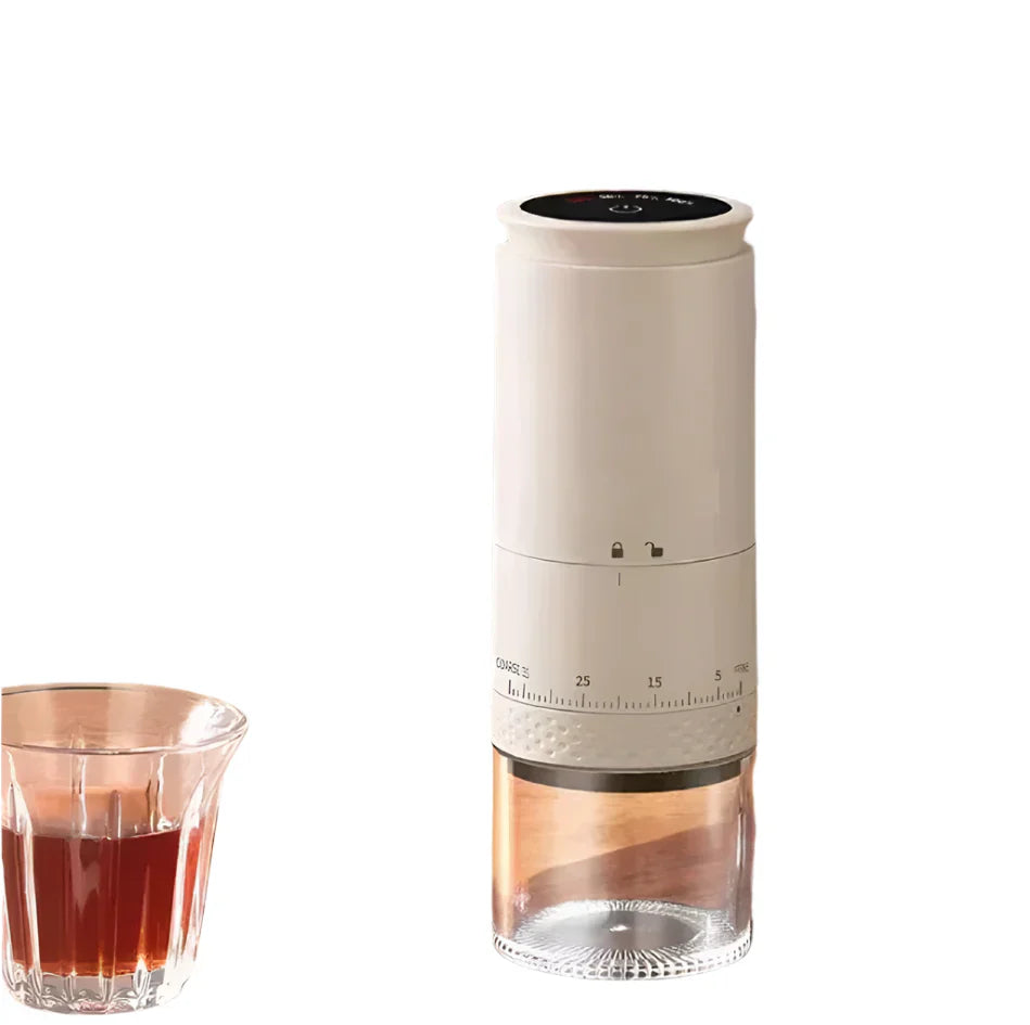 Portable Rechargeable Coffee Grinder with Adjustable Settings