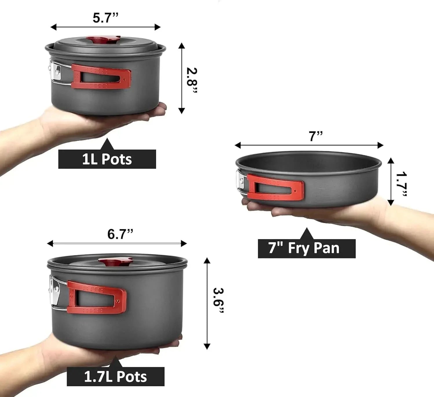 Compact Outdoor Cooking Set for Daily Adventures