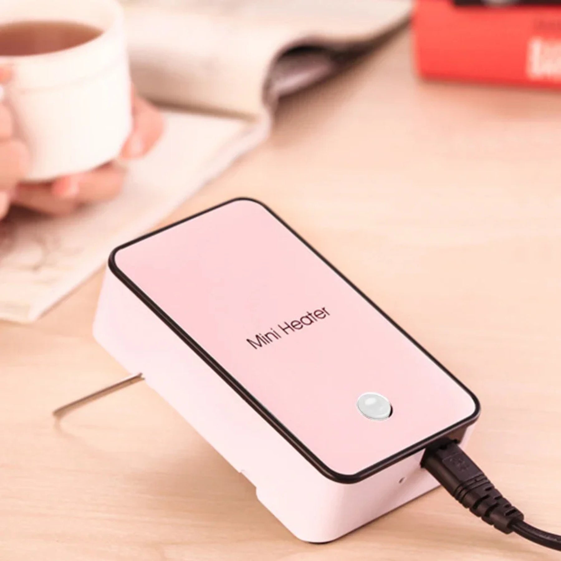 Compact Electric Hand Heater with Adjustable Stand
