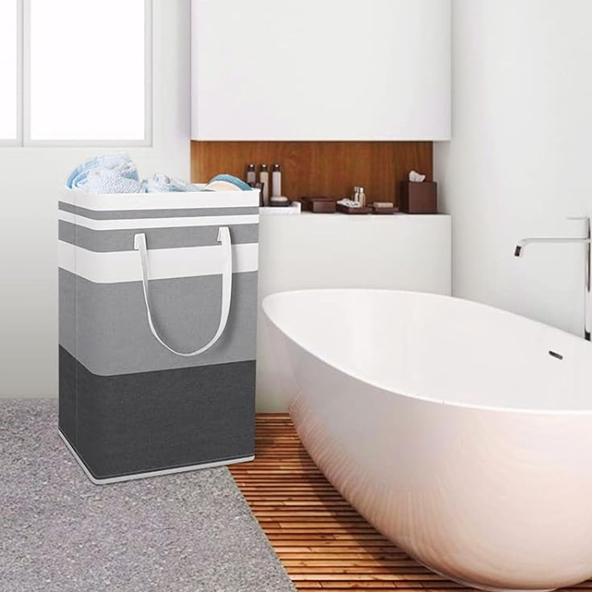 Versatile Collapsible Laundry Basket – Waterproof and Space-Saving