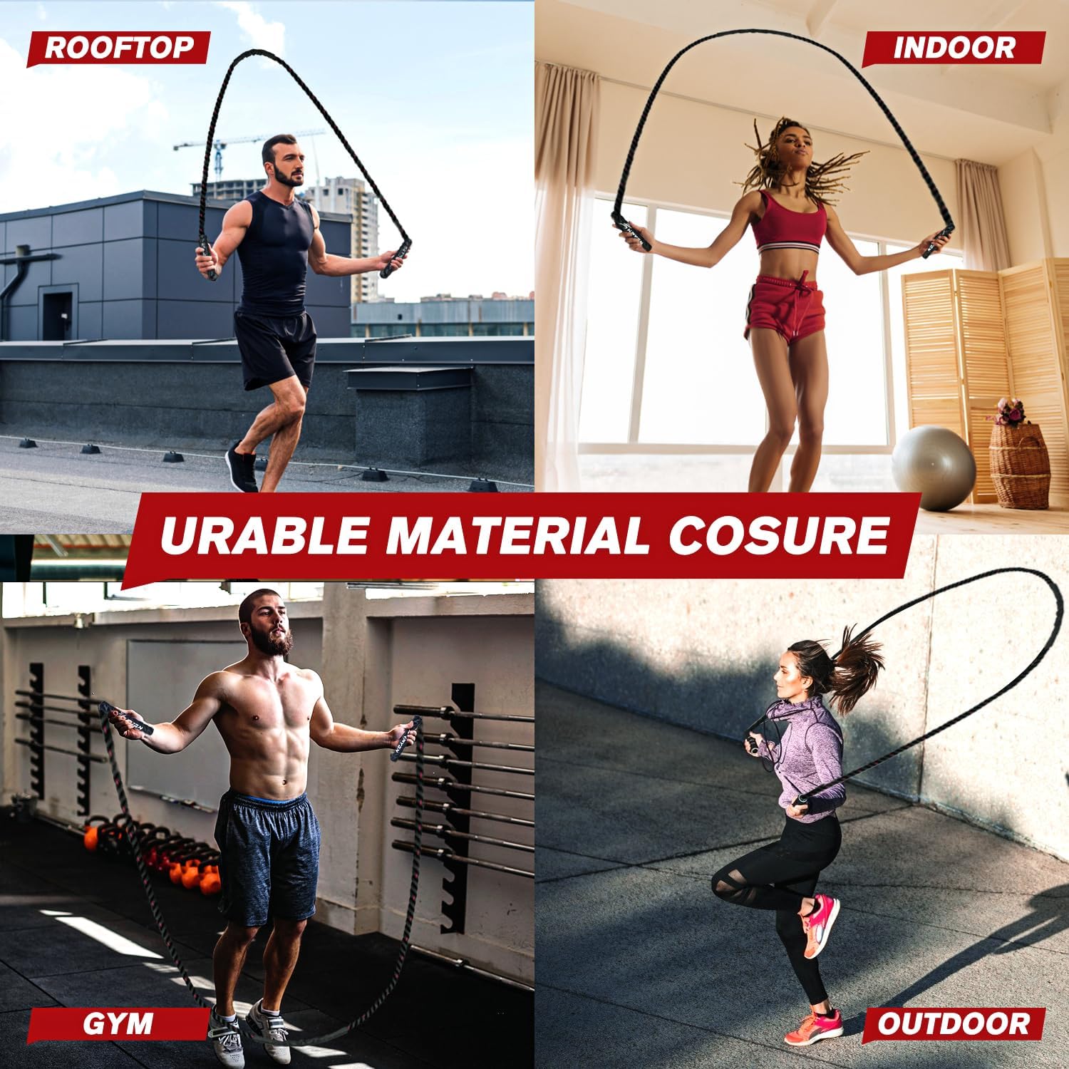 Elevate Your Fitness with the ProFlex Adjustable Weighted Jump Rope