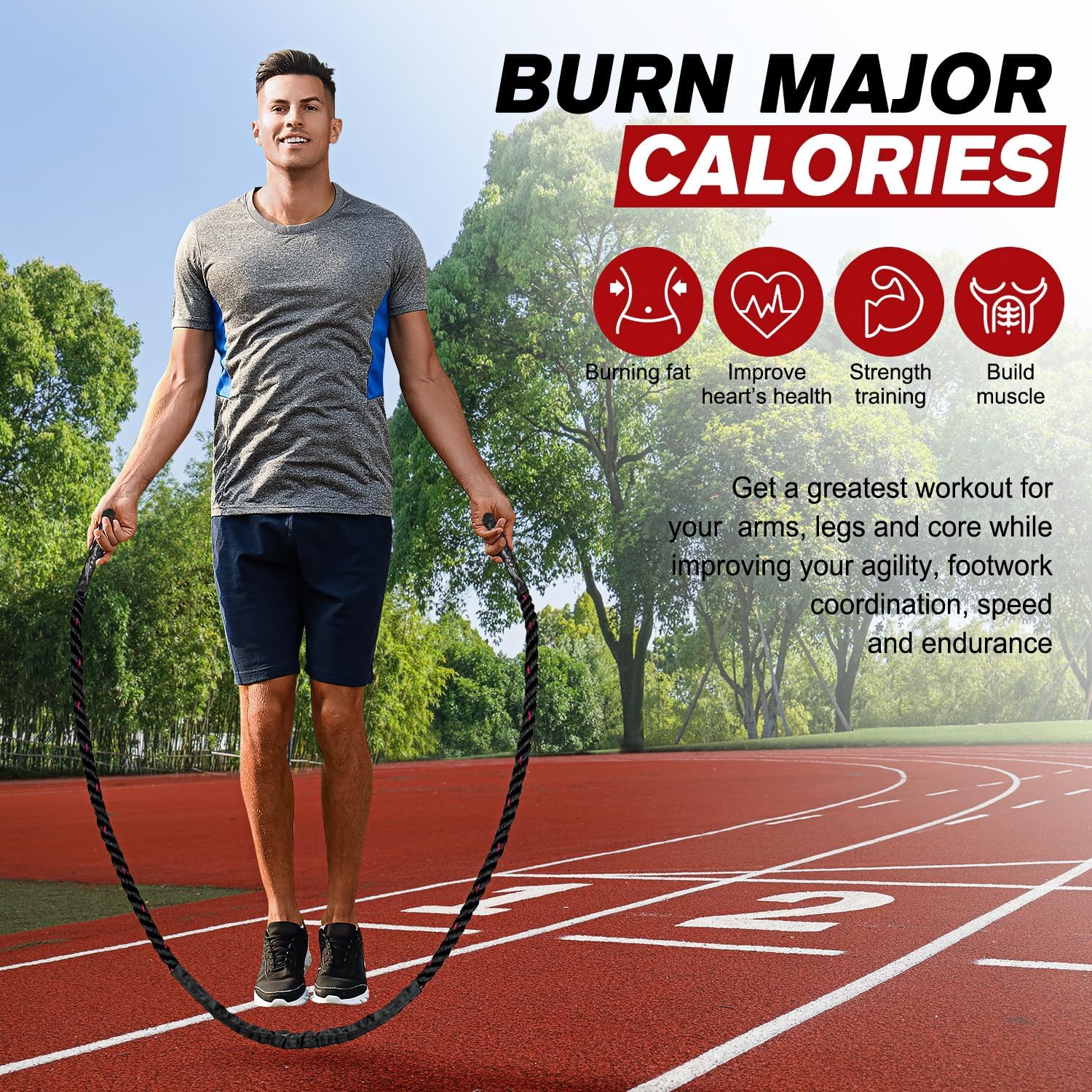 Elevate Your Fitness with the ProFlex Adjustable Weighted Jump Rope