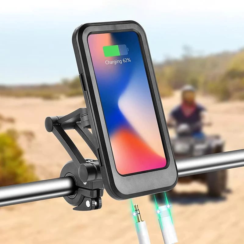 Universal Waterproof Touchscreen Bike Mount for Power Banks