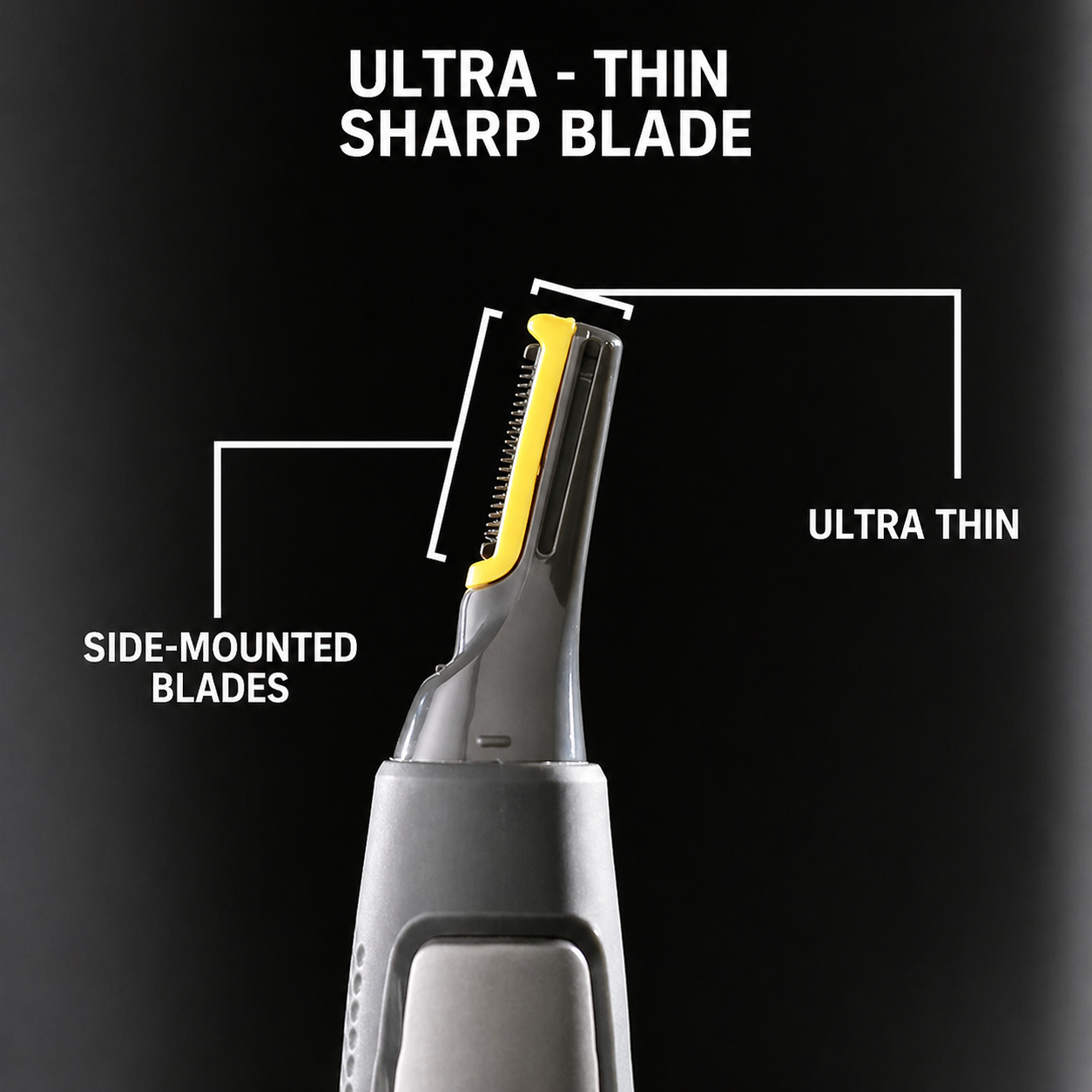 Precision Trimmer with LED Light & Titanium Coated Stainless Steel Blade