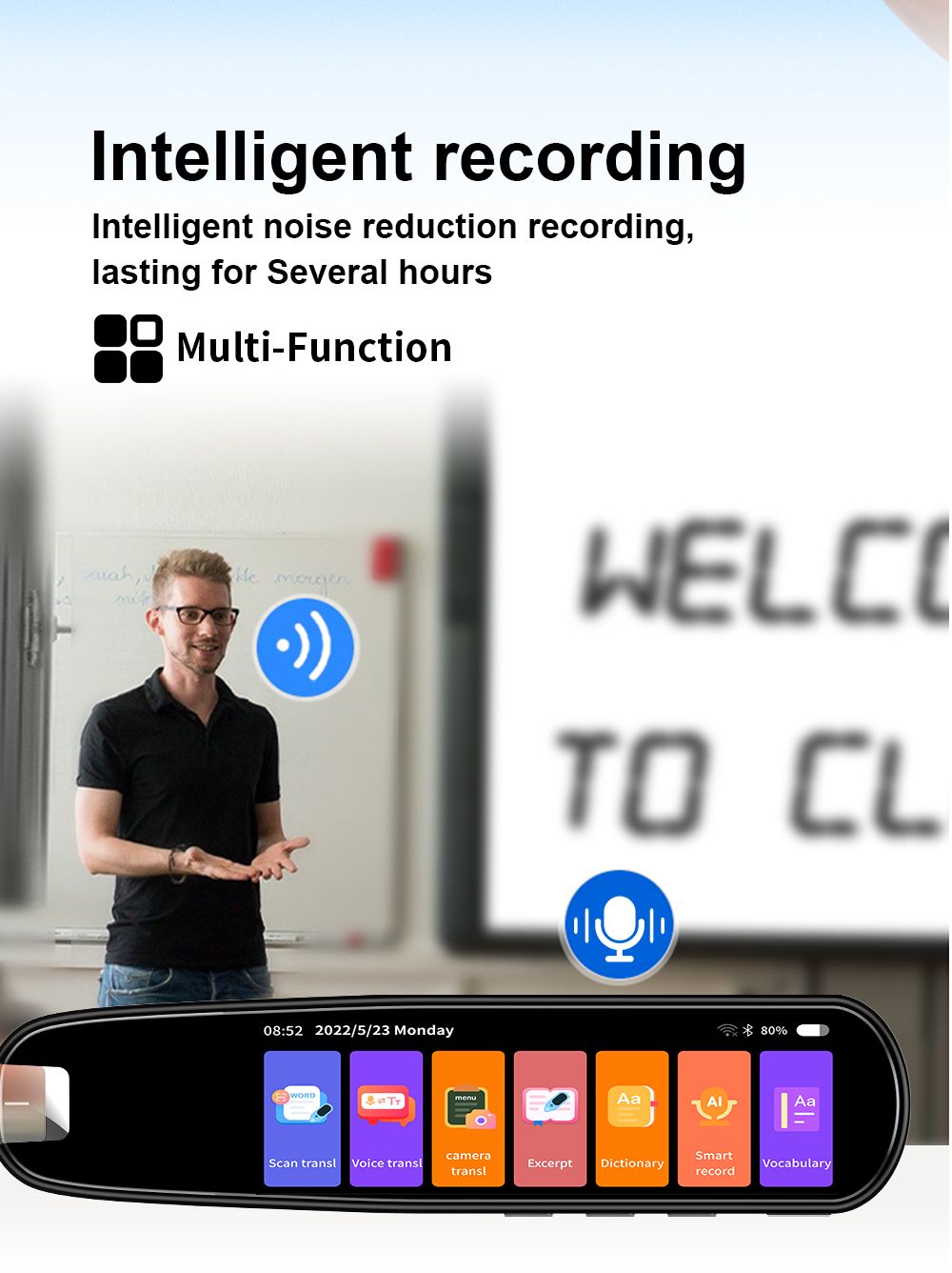 Universal TalkPen: Instant 112-Language Translator