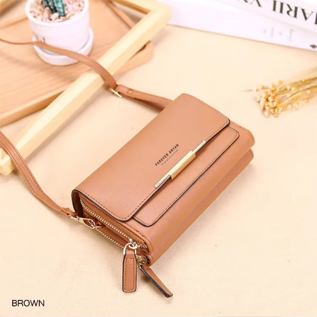 Chic Leather Crossbody Bag for Effortless Style and Function