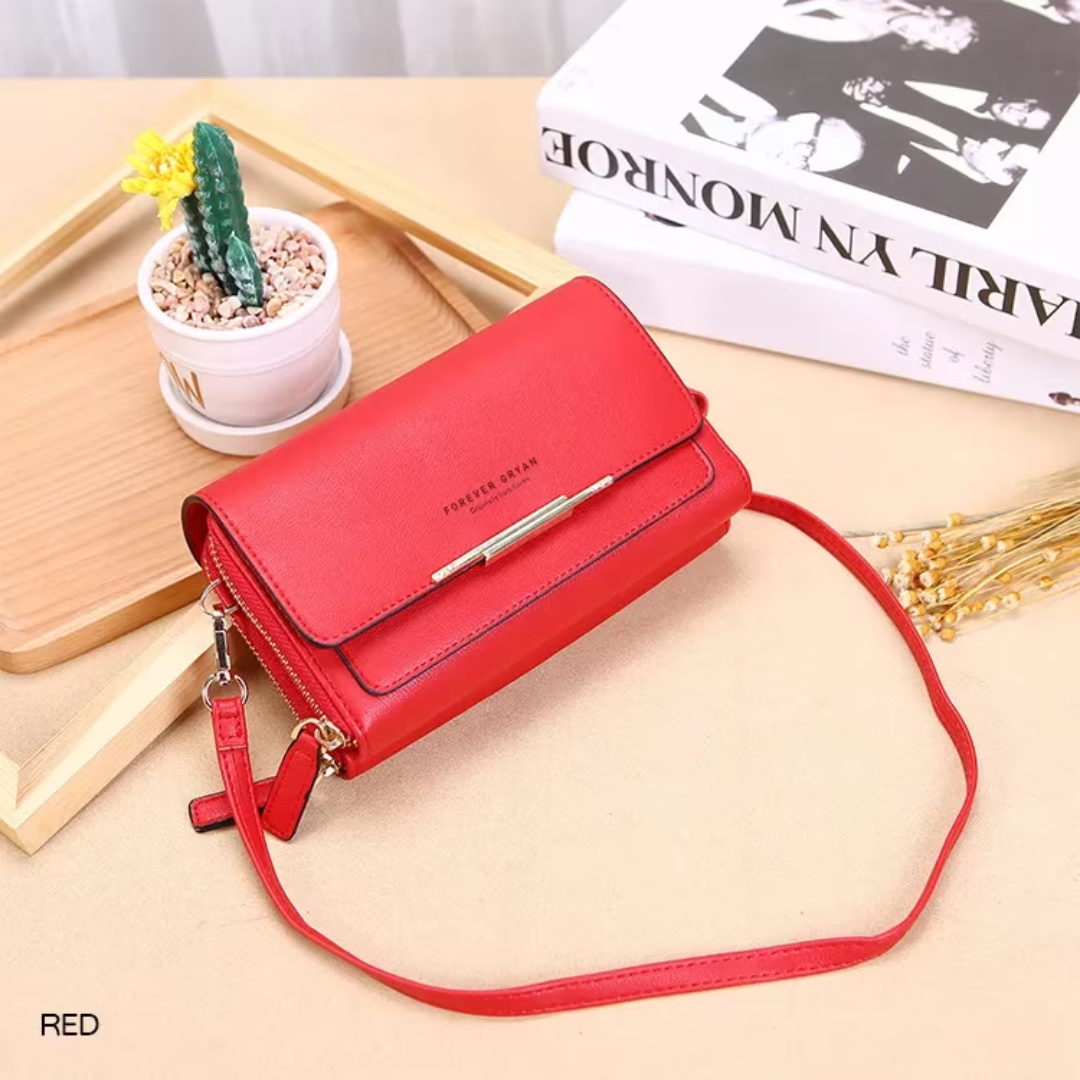 Chic Leather Crossbody Bag for Effortless Style and Function