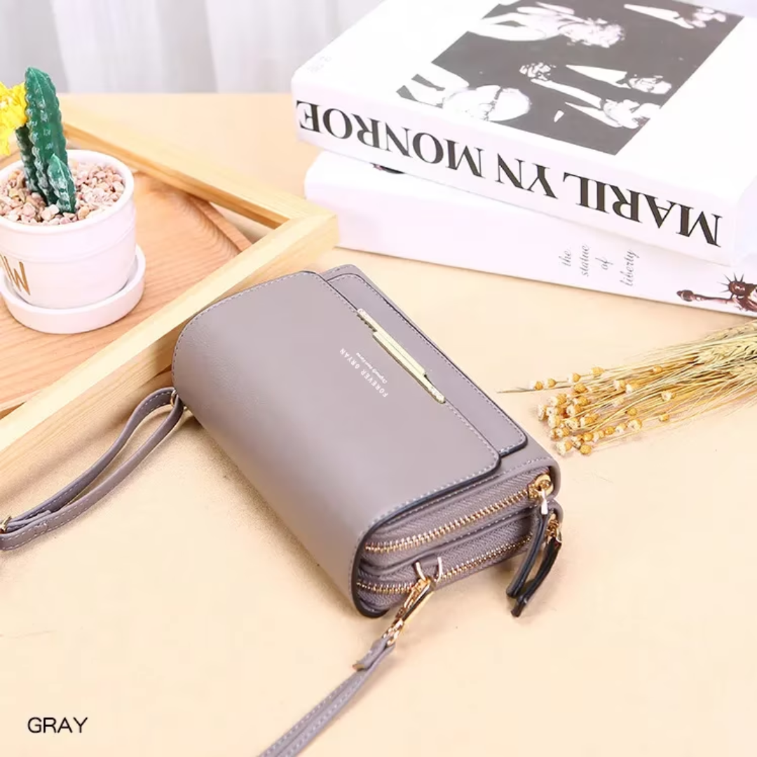 Chic Leather Crossbody Bag for Effortless Style and Function