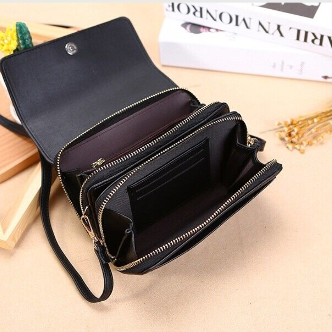 Chic Leather Crossbody Bag for Effortless Style and Function