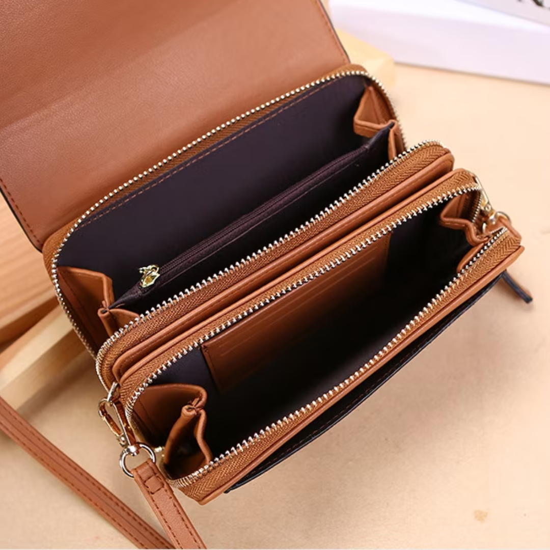 Chic Leather Crossbody Bag for Effortless Style and Function