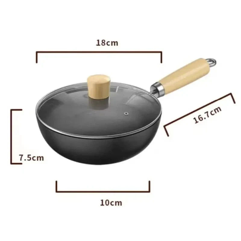 Everyday Family Cooking Deep Wok for Kitchen Use