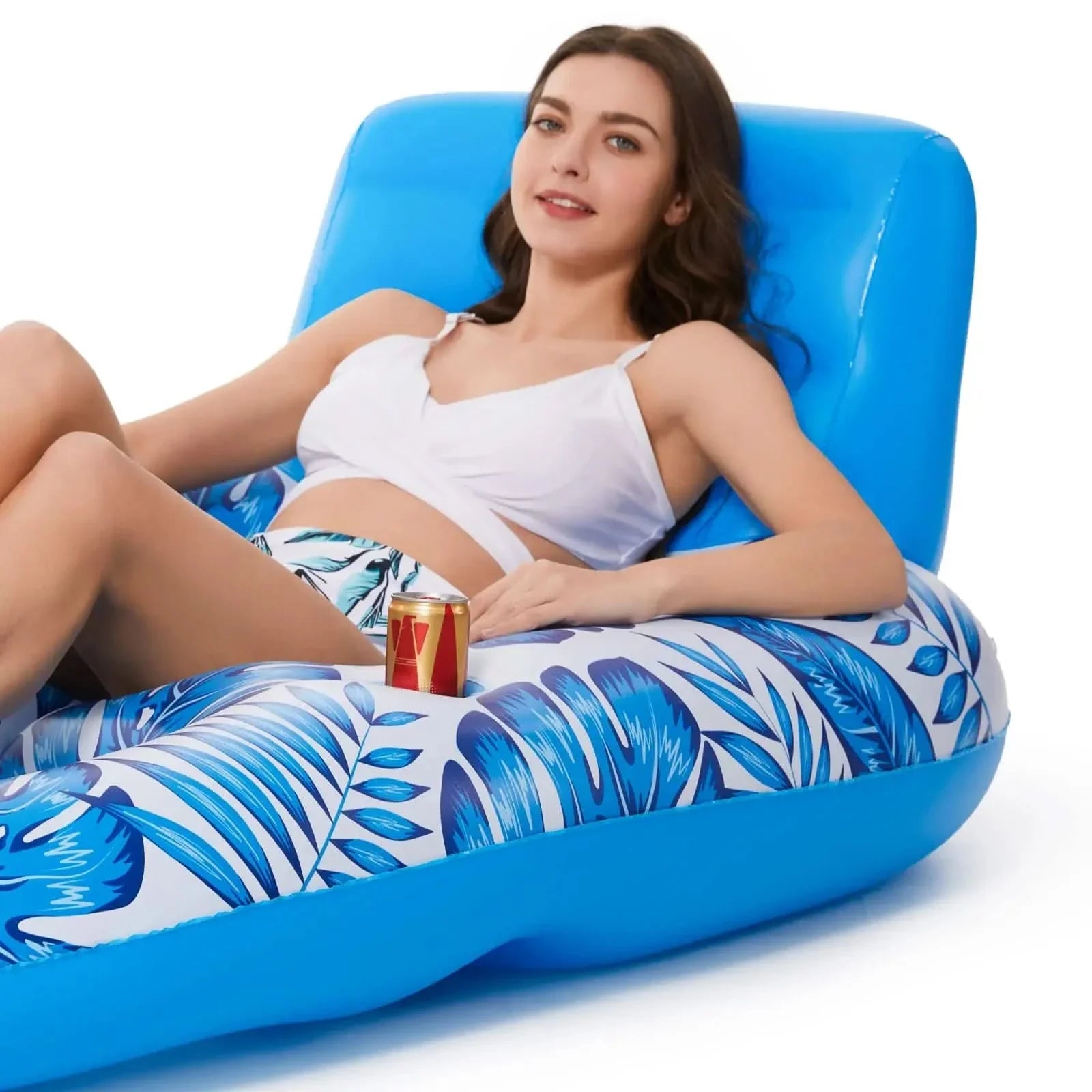 Inflatable Lounge Float for Adults – Comfortable Pool Raft