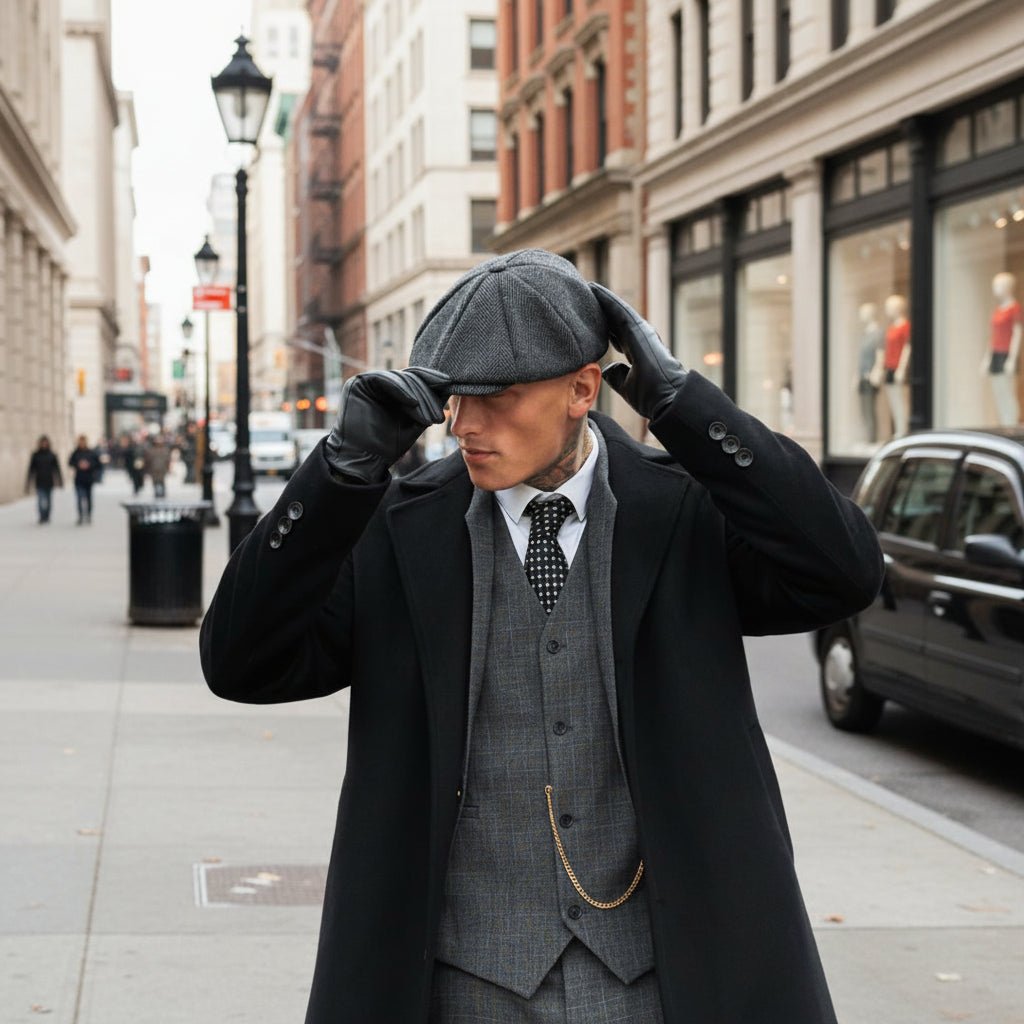LuxeGuard - Stylish Leather Gloves with Cozy Lining for Cold Days