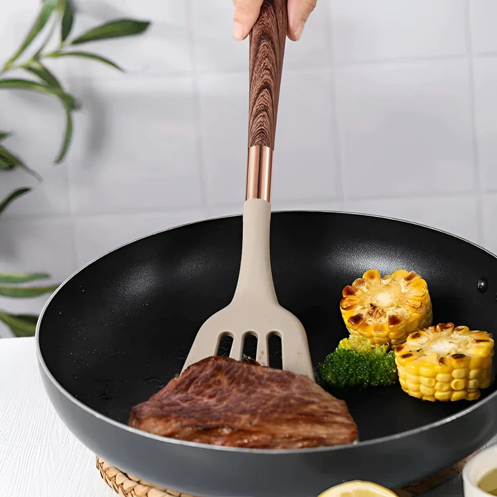Elevate Your Culinary Skills with 10-Piece Silicone Utensil Set