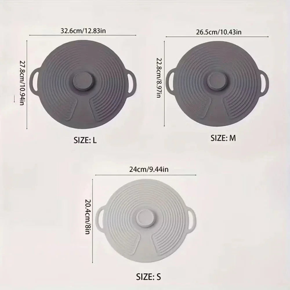 Silicone Food Cover Lid for Microwave Use - Fresh Seal Design