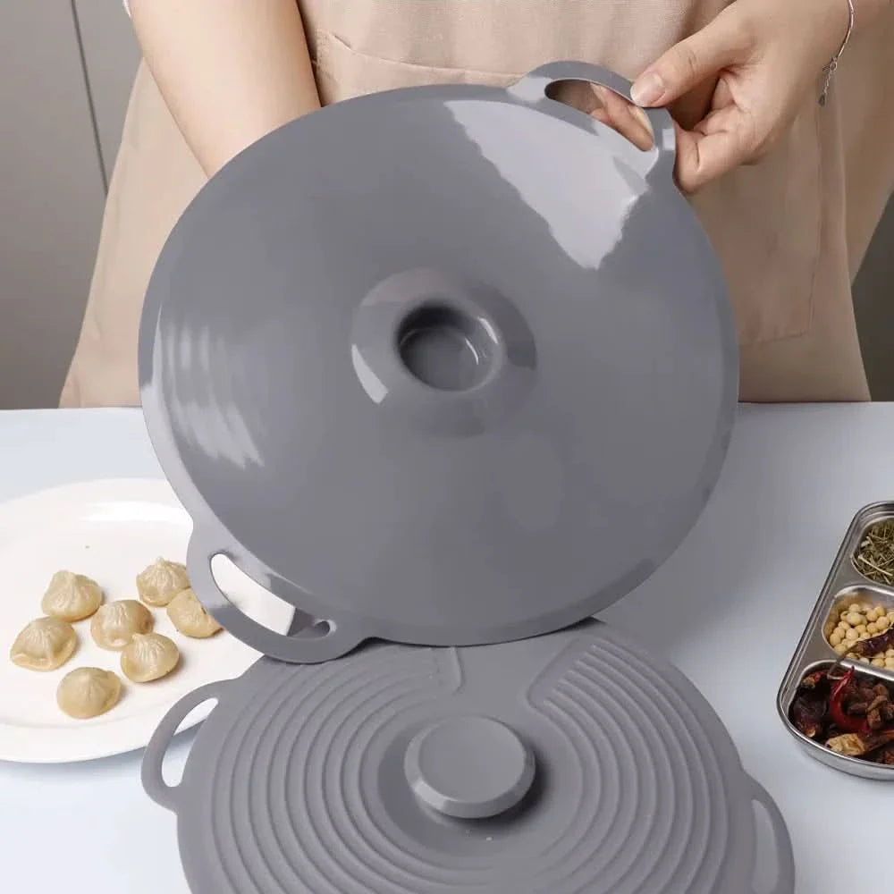Silicone Food Cover Lid for Microwave Use - Fresh Seal Design