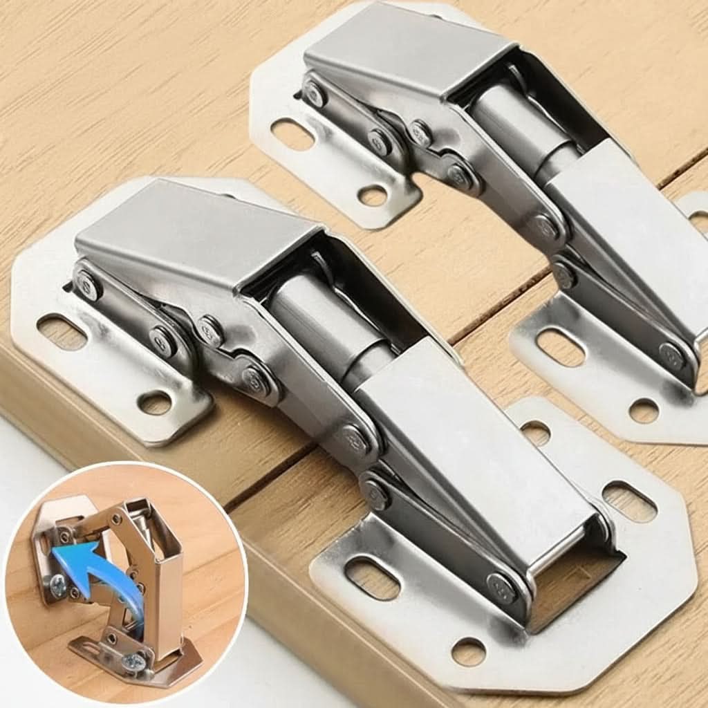 Hydraulic Cabinet Hinges with Soft-Close Mechanism – Quiet Operation