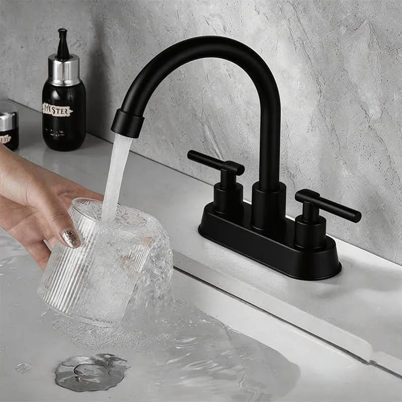 Dual Temperature Sink Mixer Faucet for Hot and Cold Water