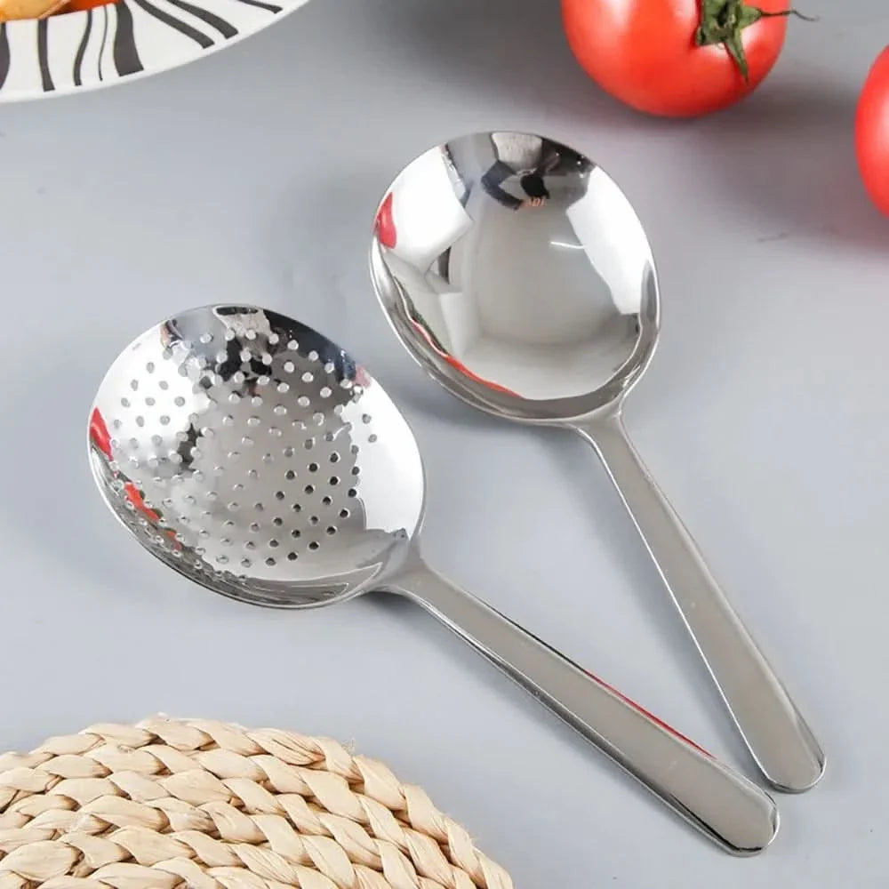 Stainless Steel Strainer Spoon for Serving