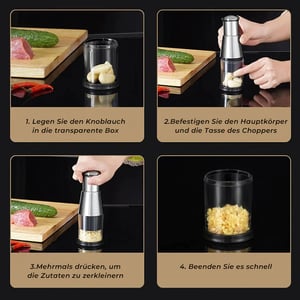 Effortless Garlic Chopper - Mince Garlic and More