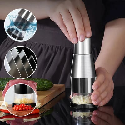 Effortless Garlic Chopper - Mince Garlic and More