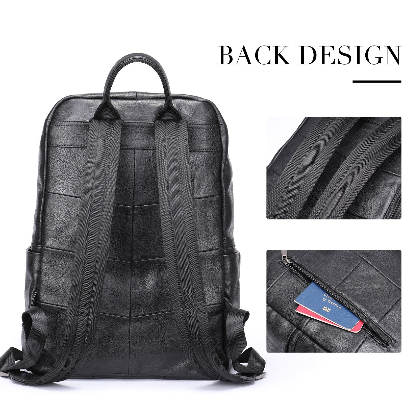 Elite Traveler Leather Laptop Bag for 15.6" Devices
