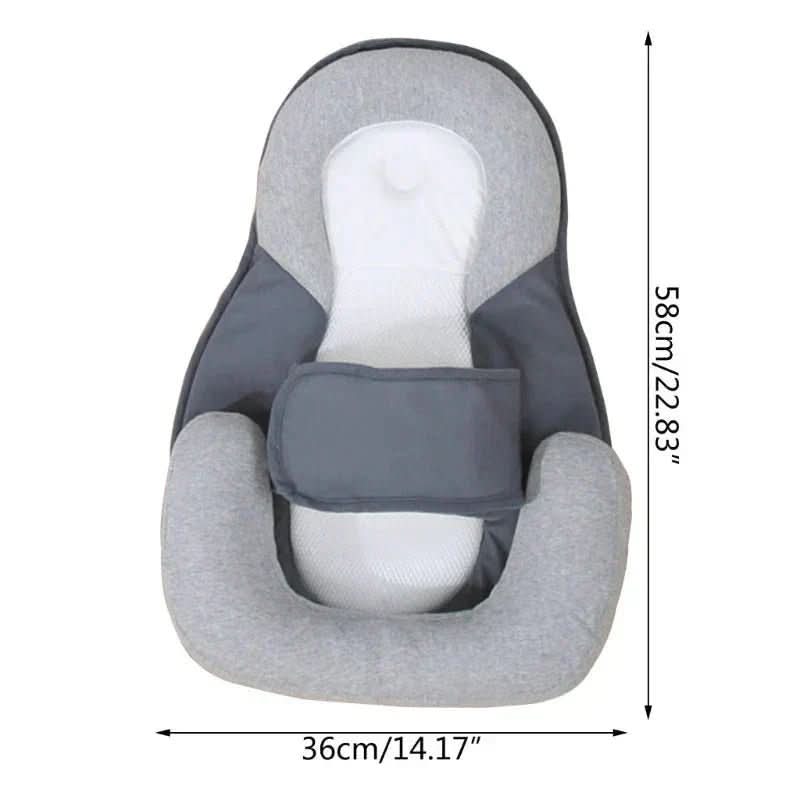 Comfort-Crafted Infant Support Pillow with Gentle Incline