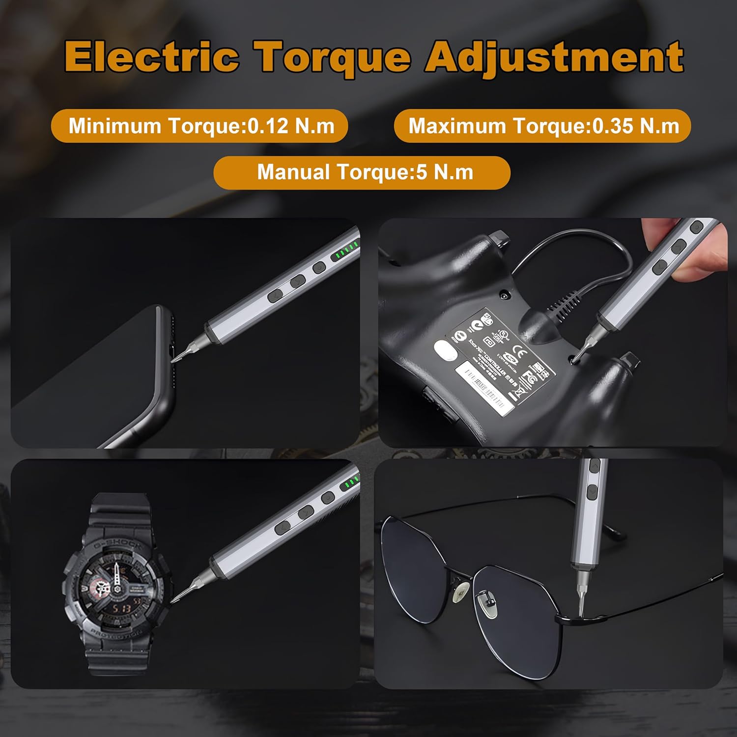 PrecisionTech 68-in-1 Electric Screwdriver Toolkit for Electronics