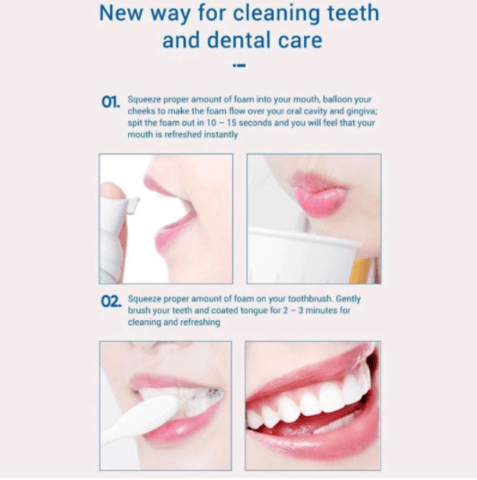 Deep Cleaning Foam Toothpaste
