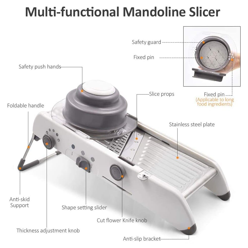SliceMaster Pro Adjustable Vegetable Slicer for Precision Cuts
