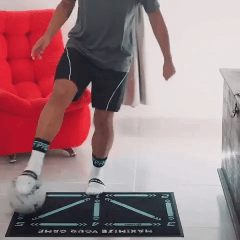 Professional Football Training Mat with Video Skill Development Program