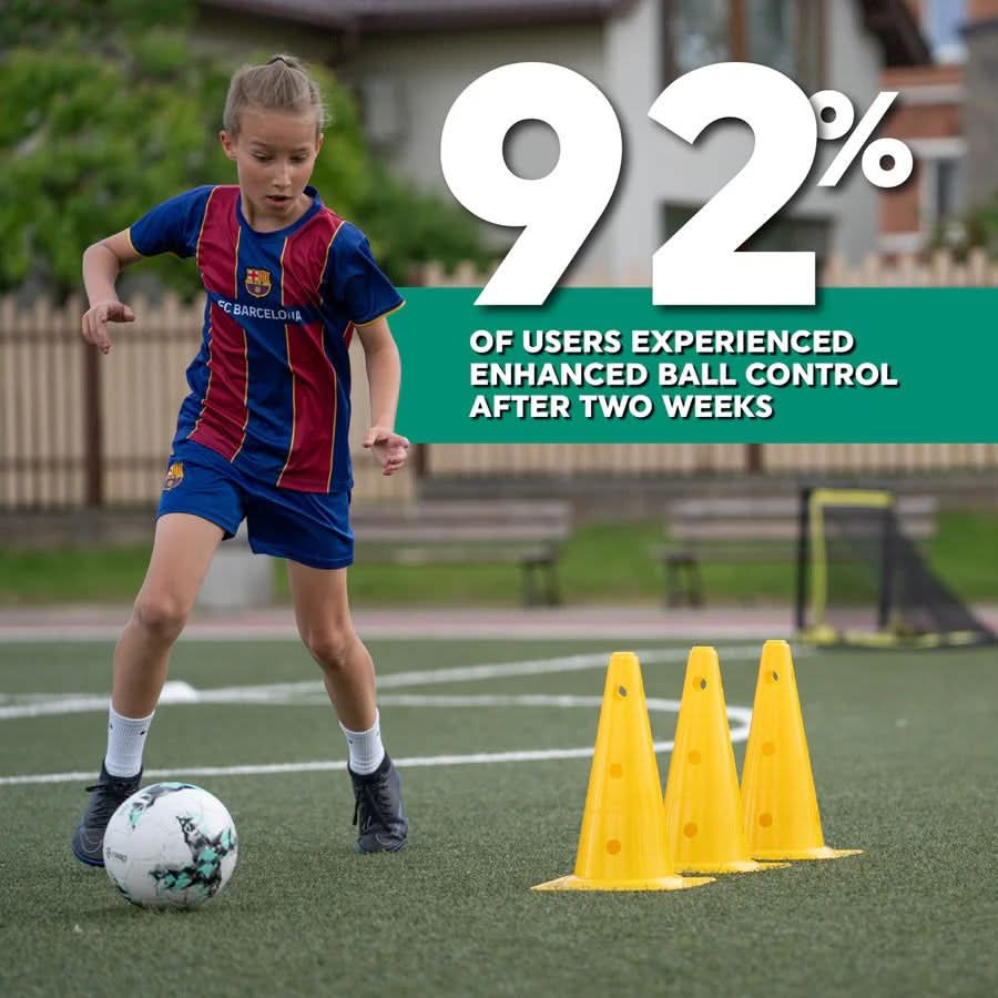 Professional Football Training Mat with Video Skill Development Program