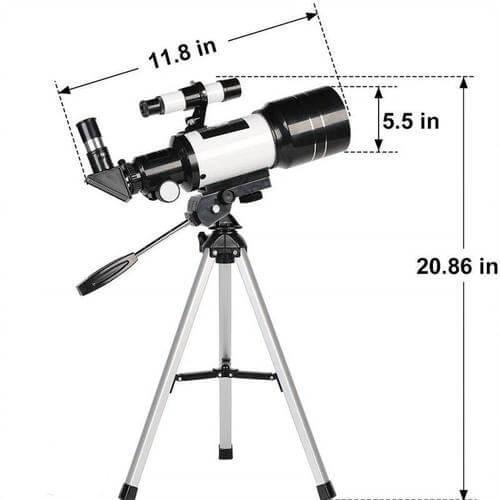 Versatile Stargazer's Telescope with Tripod and 150x Magnification