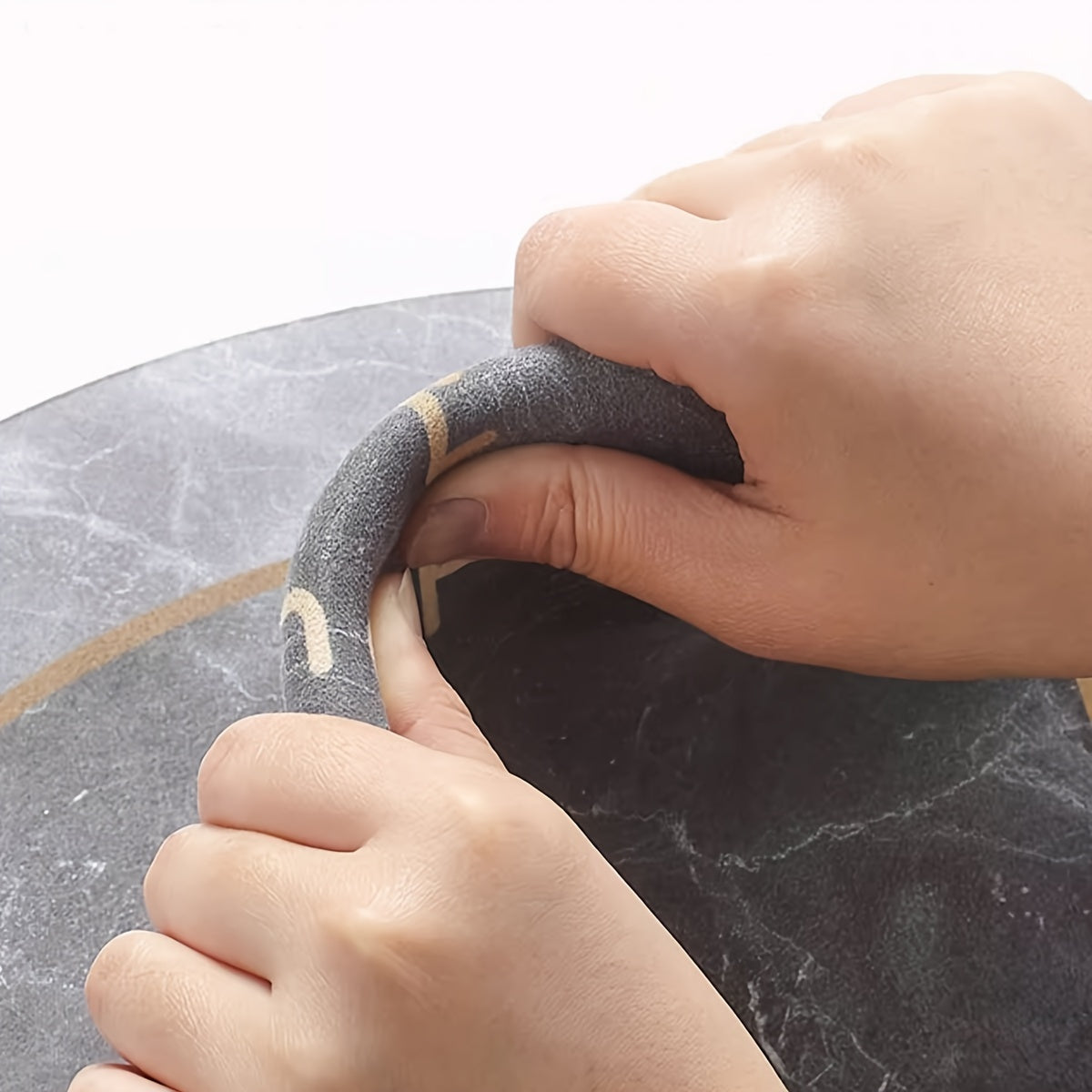 Quick-Dry Stone Bath Mat with Non-Slip Design in Various Sizes