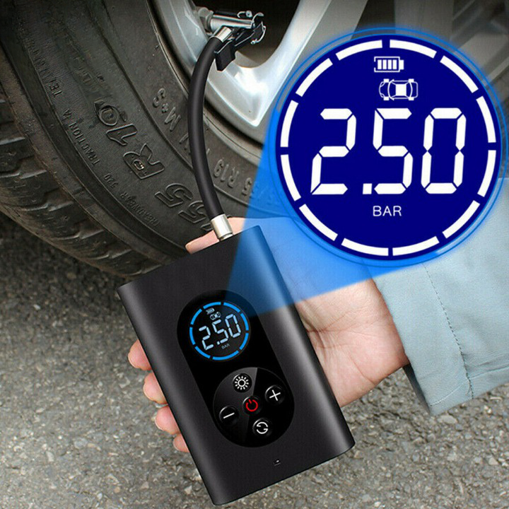 AirEase Cordless Tire Inflator with Digital Pressure Gauge