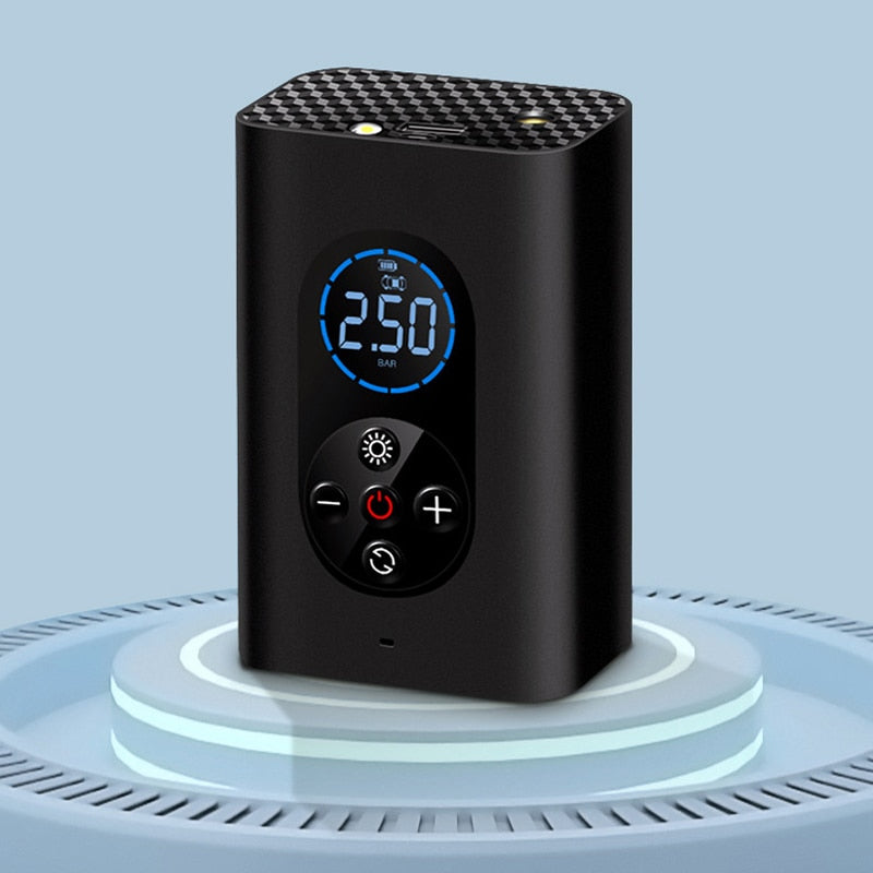 AirEase Cordless Tire Inflator with Digital Pressure Gauge