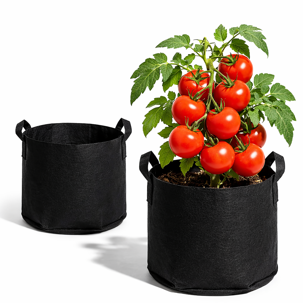 EcoGrow Fabric Planter Bags for Thriving Root Systems