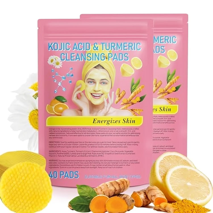 Turmeric Kojic Acid Pads for Radiant Skin
