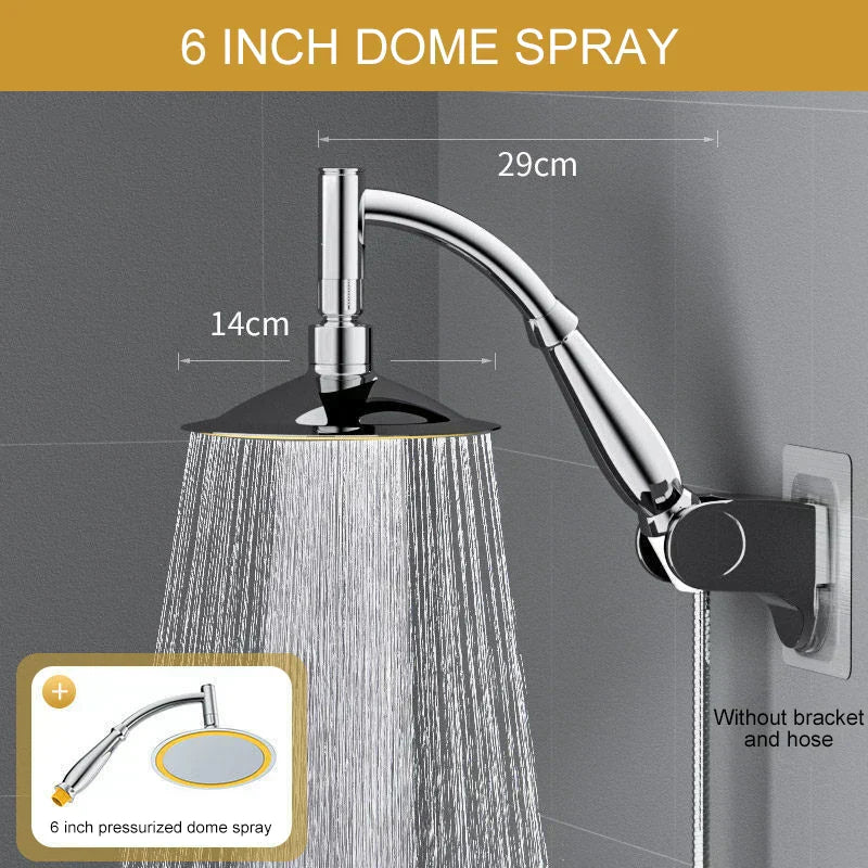 EcoFlow Rain Shower Head for a Luxurious Water-Saving Experience