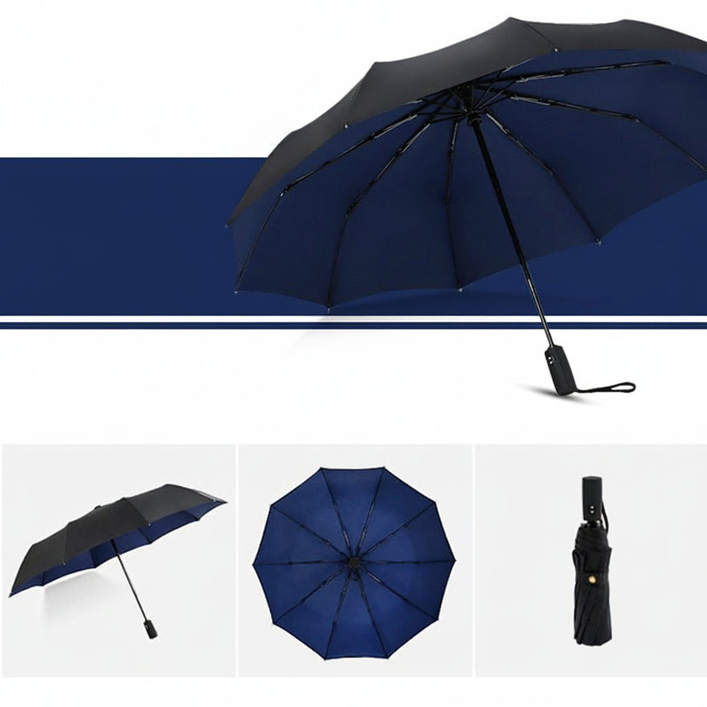 BreezeGuard – Ultra-Light Wind-Resistant Umbrella with Instant Open