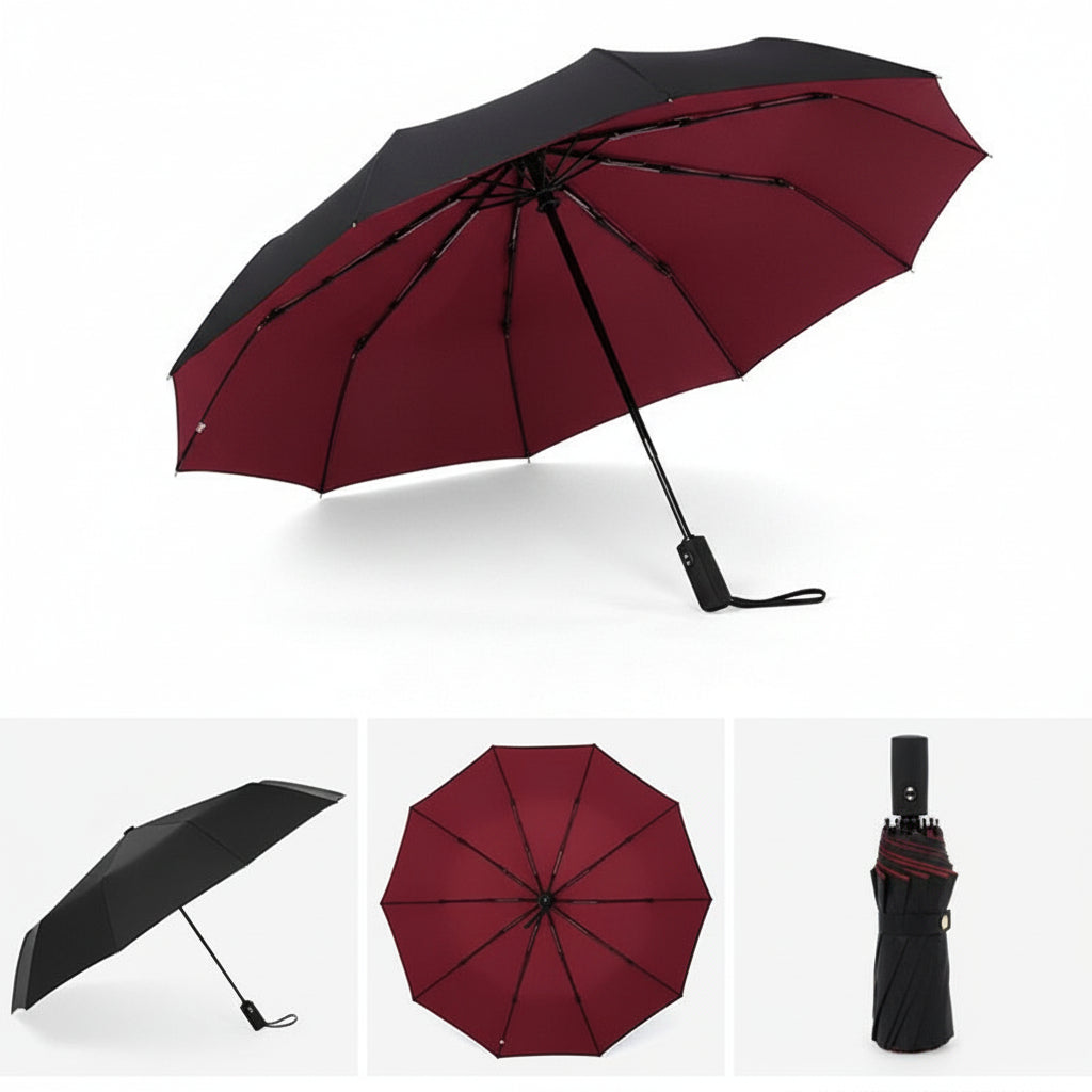 BreezeGuard – Ultra-Light Wind-Resistant Umbrella with Instant Open